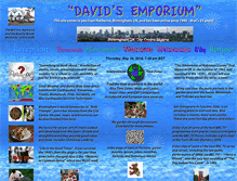 Tablet Screenshot of davidsemporium.co.uk